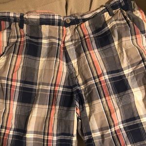 Multi-color striped Madison Golf Shorts-waste size 40